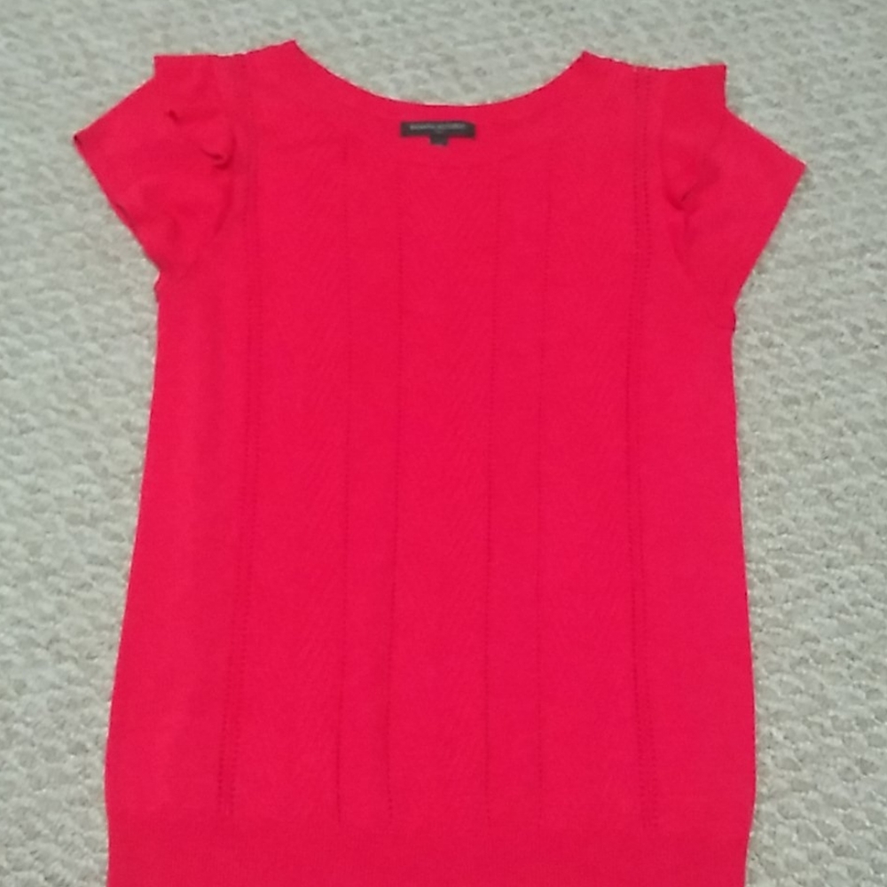 Banana Republic cap sleeve sweater blouse